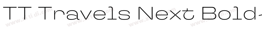TT Travels Next Bold字体转换